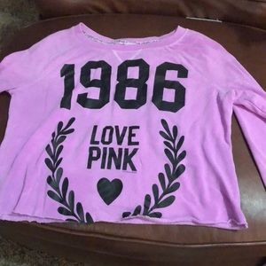 Pink sweatshirt
